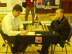 GM Peter Svidler (RUS) vs. GM Ruslan Ponomariov (UKR)