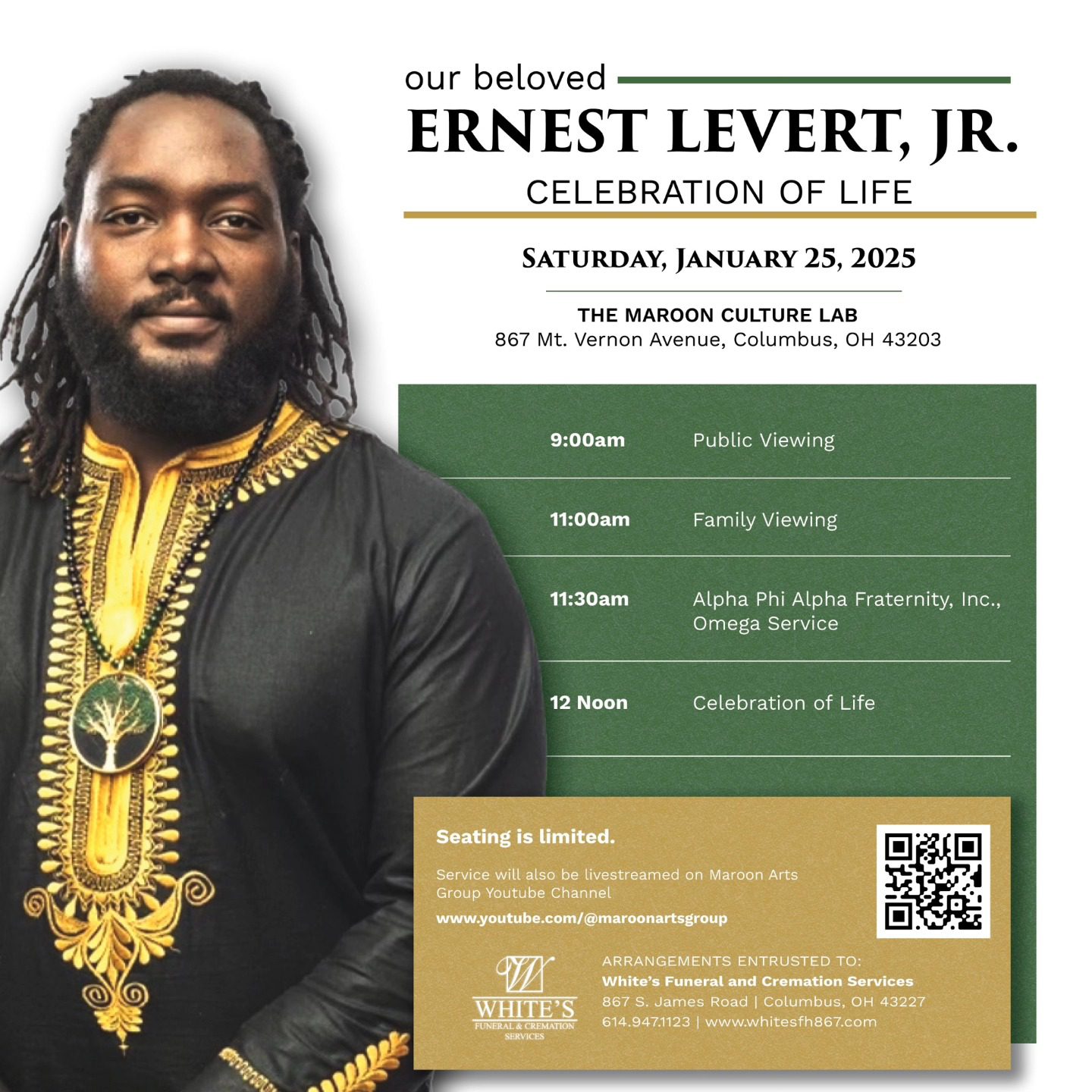 Funeral of Ernest Levert, r.