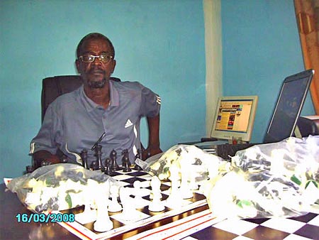Ahmed Abdi Hassan, President of Somali Chess Federation