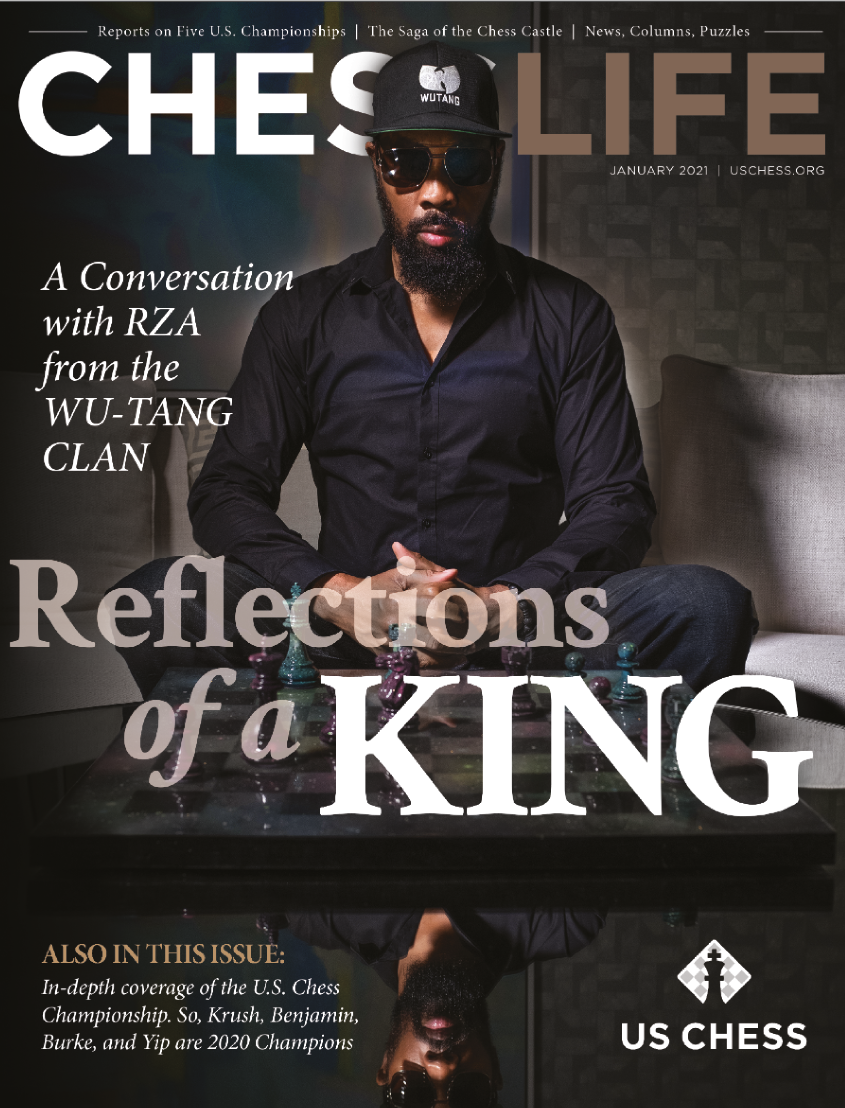 The RZA featured in Chess Life - The Chess Drum