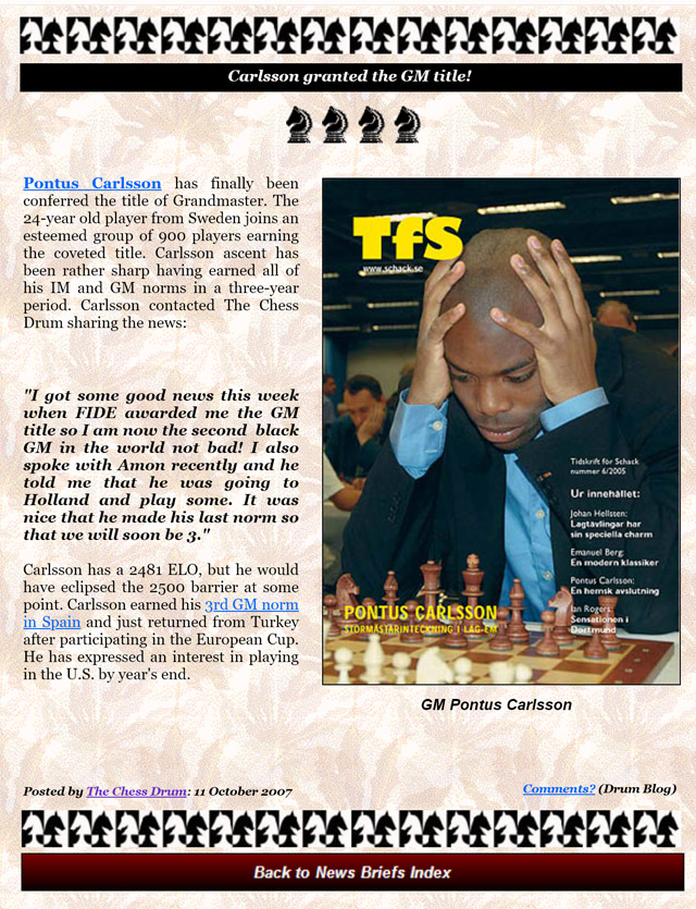 January 2011 FIDE Rating list released! - The Chess Drum