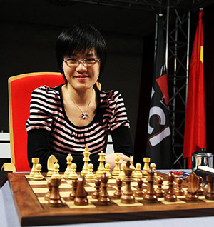 GM Hou Yifan. Photo by Anastasiya Karlovich for FIDE.