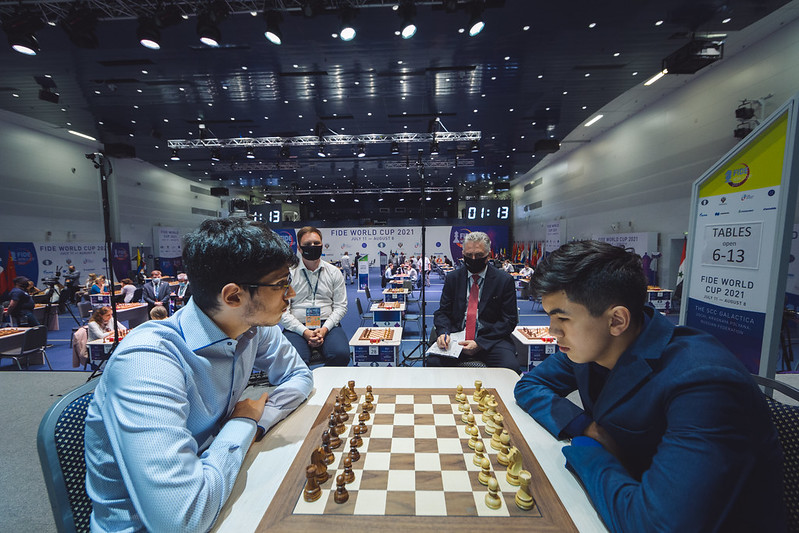 Uzbekistan's 15-year-old Sindarov beats Firouzja at Chess World Cup