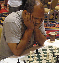 IM Emory Tate at 2008 World Open. Photo by Daaim Shabazz, The Chess Drum, https://www.thechessdrum.net.