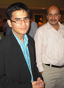 Parimarjan Negi and his father, J.B. Singh
