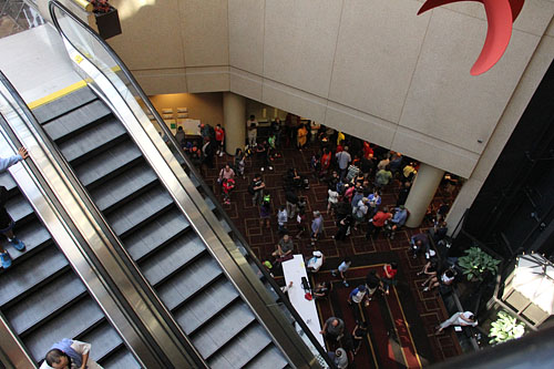 Elevator View. Photo by Daaim Shabazz.